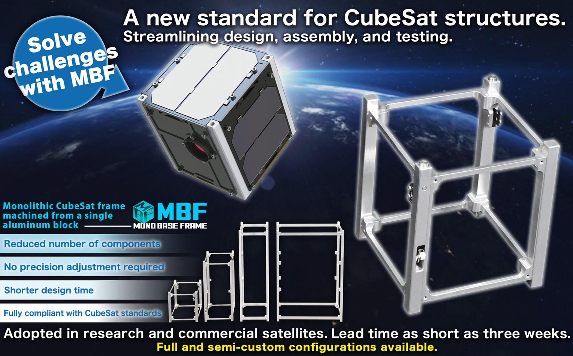 A new standard for CubeSat structures.